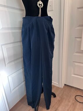 Vintage Women’s  Navy Wide-Leg Pants